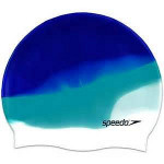 Speedo koupací čepice silicone cap modro bílá